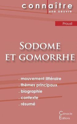 bokomslag Fiche de lecture Sodome et Gomorrhe de Marcel Proust (analyse littéraire de référence et résumé complet)