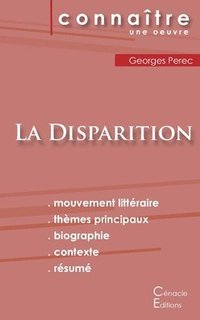 bokomslag Fiche de lecture La Disparition de Georges Perec (Analyse littraire de rfrence et rsum complet)