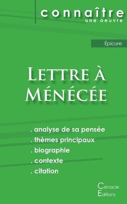 bokomslag Fiche de lecture Lettre à Ménécée (Analyse philosophique de référence et résumé complet)