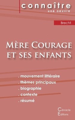 Bertolt Brecht - Fiche de lecture Mère Courage et ses enfants de Bertolt Brecht (Analyse littéraire de référence et résumé complet), Häftad