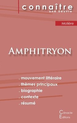 bokomslag Fiche de lecture Amphitryon de Molire (Analyse littraire de rfrence et rsum complet)