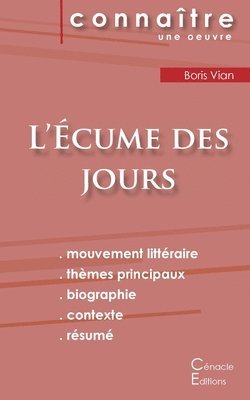 bokomslag Fiche de lecture L'Écume des jours (Analyse littéraire de référence et résumé complet)