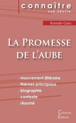 bokomslag Fiche de lecture La Promesse de l'aube de Romain Gary (Analyse litteraire de reference et resume complet)