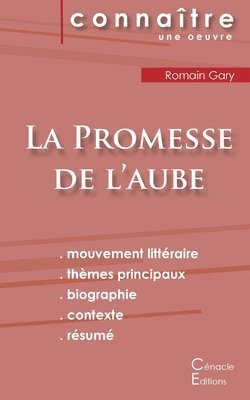 Romain Gary - Fiche de lecture La Promesse de l'aube de Romain Gary (Analyse littéraire de référence et résumé complet), Häftad