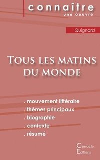bokomslag Fiche de lecture Tous les matins du monde (Analyse littéraire de référence et résumé complet)