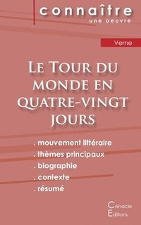 bokomslag Fiche de lecture Le Tour du monde en quatre-vingt jours de Jules Verne (Analyse litteraire de reference et resume complet)