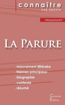 bokomslag Fiche de lecture La Parure de Guy de Maupassant (Analyse littéraire de référence et résumé complet)