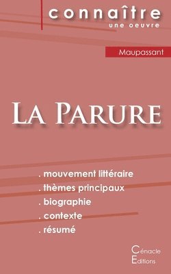 bokomslag Fiche de lecture La Parure de Guy de Maupassant (Analyse litteraire de reference et resume complet)