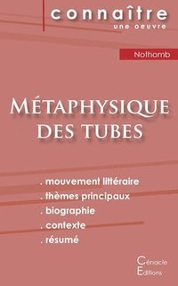 bokomslag Fiche de lecture Métaphysique des tubes de Amélie Nothomb (Analyse littéraire de référence et résumé complet)