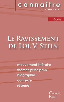 bokomslag Fiche de lecture Le Ravissement de Lol V. Stein de Marguerite Duras (Analyse littéraire de référence et résumé complet)