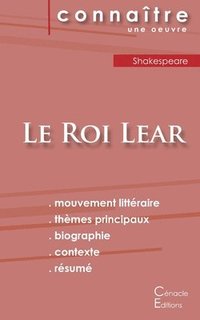 bokomslag Fiche de lecture Le Roi Lear de Shakespeare (Analyse litteraire de reference et resume complet)