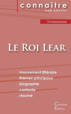 bokomslag Fiche de lecture Le Roi Lear de Shakespeare (Analyse littéraire de référence et résumé complet)