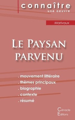 Marivaux - Fiche de lecture Le Paysan parvenu (Analyse littéraire de référence et résumé complet), Häftad
