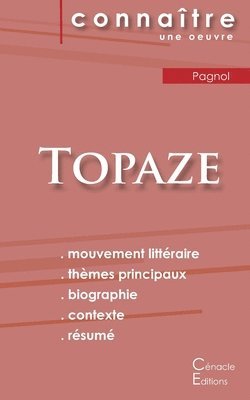 Fiche de lecture Topaze (Analyse litteraire de reference et resume complet) 1