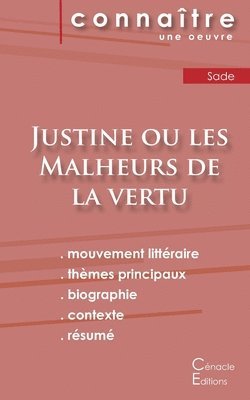 Sade - Fiche de lecture Justine ou les Malheurs de la vertu (Analyse littéraire de référence et résumé complet), Häftad