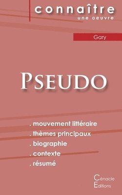 bokomslag Fiche de lecture Pseudo (Analyse littraire de rfrence et rsum complet)