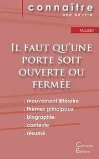 bokomslag Fiche de lecture Il faut qu'une porte soit ouverte ou fermée (Analyse littéraire de référence et résumé complet)