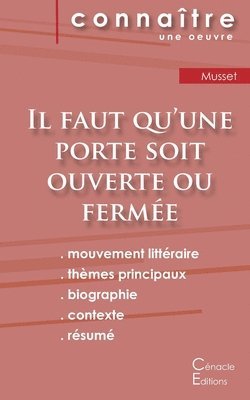 bokomslag Fiche de lecture Il faut qu'une porte soit ouverte ou fermée (Analyse littéraire de référence et résumé complet)