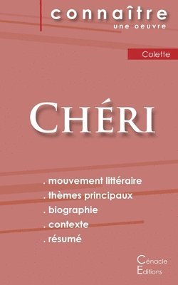 bokomslag Fiche de lecture Chri de Colette (Analyse littraire de rfrence et rsum complet)