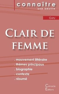 bokomslag Fiche de lecture Clair de femme de Romain Gary
