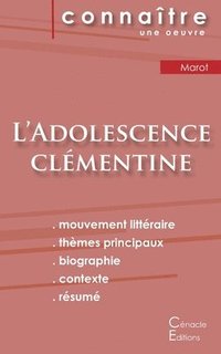 bokomslag Fiche de lecture L'Adolescence clementine de Clement Marot (Analyse litteraire de reference et resume complet)