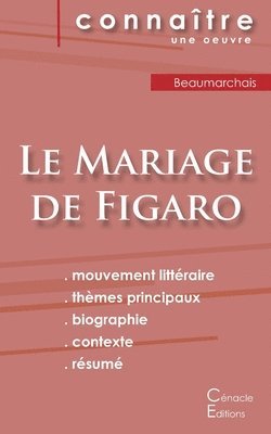 bokomslag Fiche de lecture Le Mariage de Figaro de Beaumarchais (Analyse littéraire de référence et résumé complet)