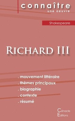 bokomslag Fiche de lecture Richard III de Shakespeare (Analyse littéraire de référence et résumé complet)