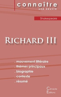 bokomslag Fiche de lecture Richard III de Shakespeare (Analyse litteraire de reference et resume complet)