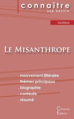 bokomslag Fiche de lecture Le Misanthrope de Molire (Analyse littraire de rfrence et rsum complet)