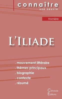 bokomslag Fiche de lecture Iliade de Homère (Analyse littéraire de référence et résumé complet)