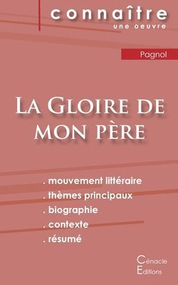 bokomslag Fiche de lecture La Gloire de mon pre de Marcel Pagnol (Analyse littraire de rfrence et rsum complet)
