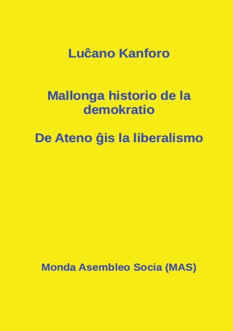 Mallonga historio de la demokratio 1