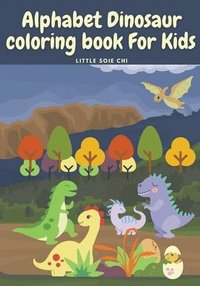 bokomslag Alphabet Dinosaur Coloring Book for Kids