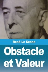 bokomslag Obstacle et Valeur