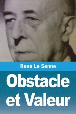 bokomslag Obstacle et Valeur