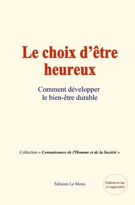 bokomslag choix d'être heureux