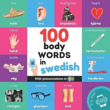 bokomslag 100 body words in swedish