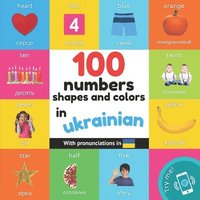 bokomslag 100 numbers, shapes and colors in ukrainian