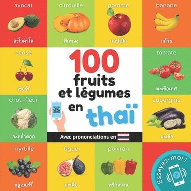 bokomslag 100 fruits et légumes en thaï