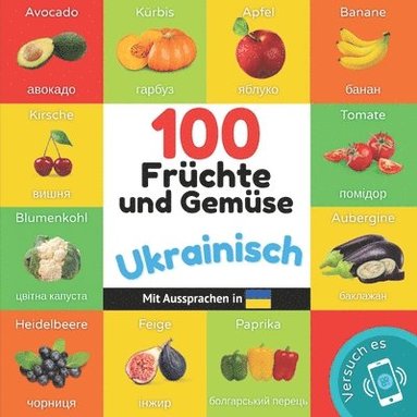 bokomslag 100 Früchte und Gemüse auf Ukrainisch