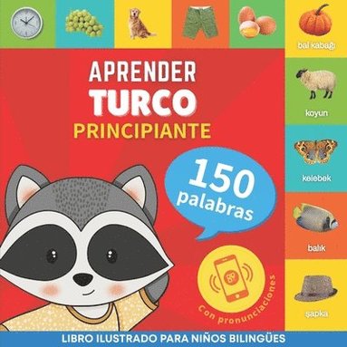 bokomslag Aprender turco - 150 palabras con pronunciacin - Principiante