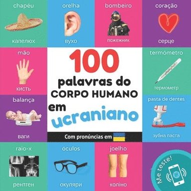 bokomslag 100 palavras do corpo humano em ucraniano