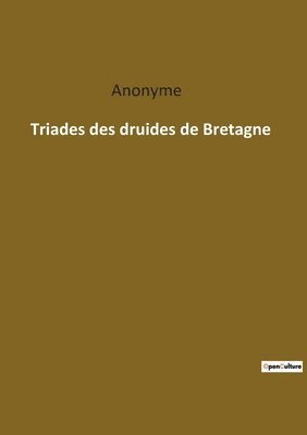 bokomslag Triades des druides de Bretagne