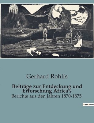 Gerhard Rohlfs - Beiträge zur Entdeckung und Erforschung Africa's, Häftad