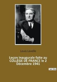 bokomslag Lecon inaugurale faite au COLLEGE DE FRANCE le 2 Decembre 1941