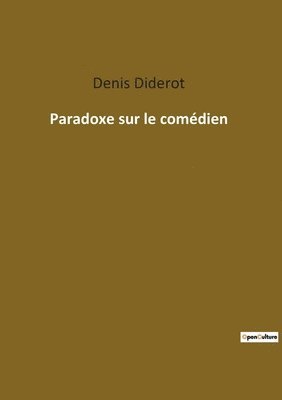 bokomslag Paradoxe sur le comédien