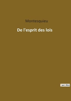 De l'esprit des lois 1