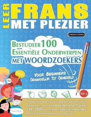 bokomslag Leer Frans Met Plezier - Voor Beginners