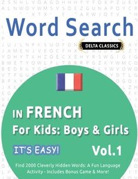 bokomslag Word Search in French for Kids