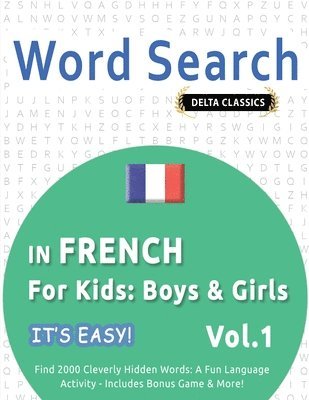 bokomslag Word Search in French for Kids